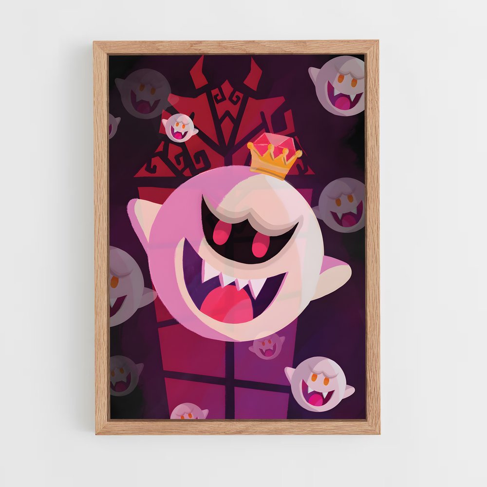 Poster Roi Boo – affiche Mario (vue 4)